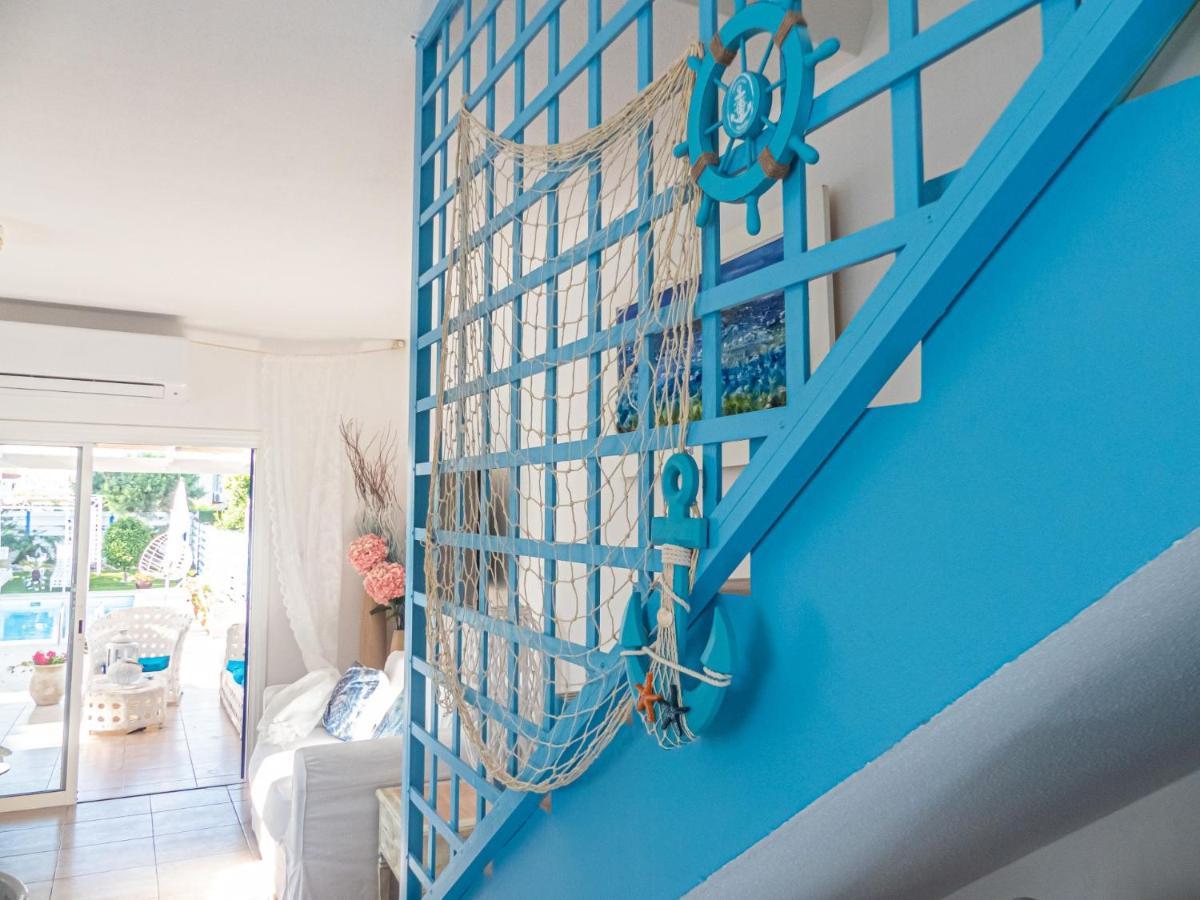 Greek Island Style 2 Bedroom Villa With Pool Next To The Sea ラルナカ エクステリア 写真